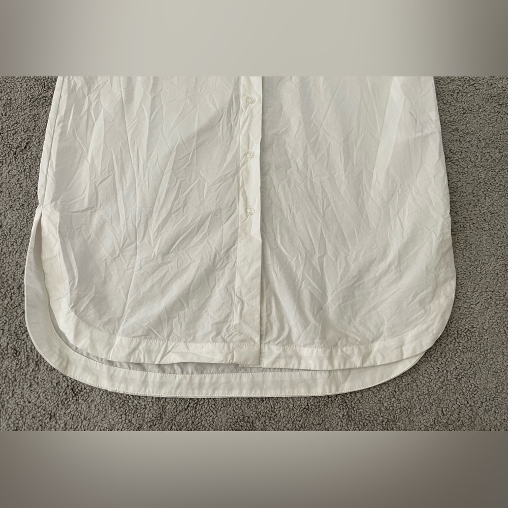 Banana Republic Classic White Collared Midi dress - Picture 4 of 6
